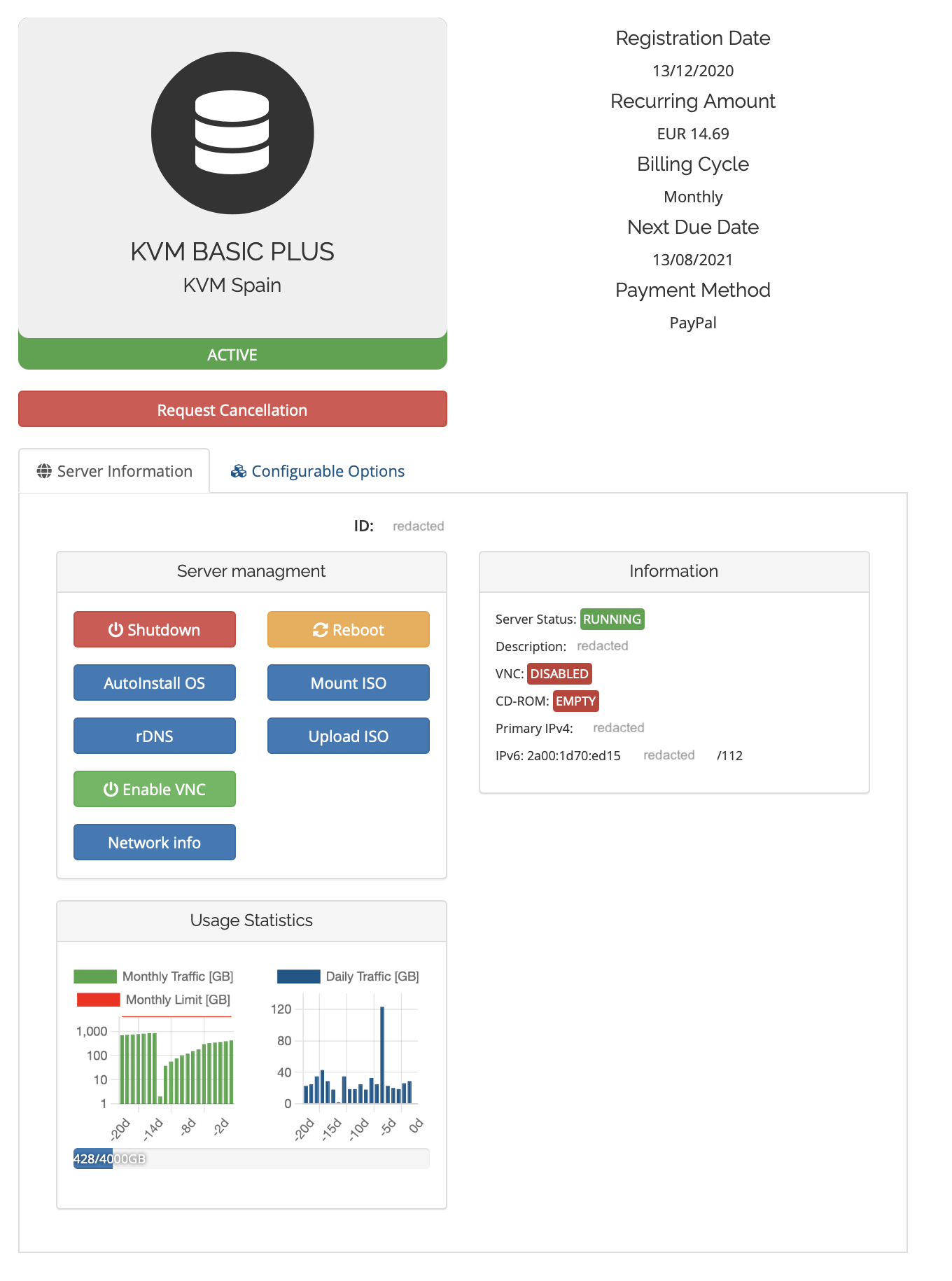 Integrated KVM Management portal